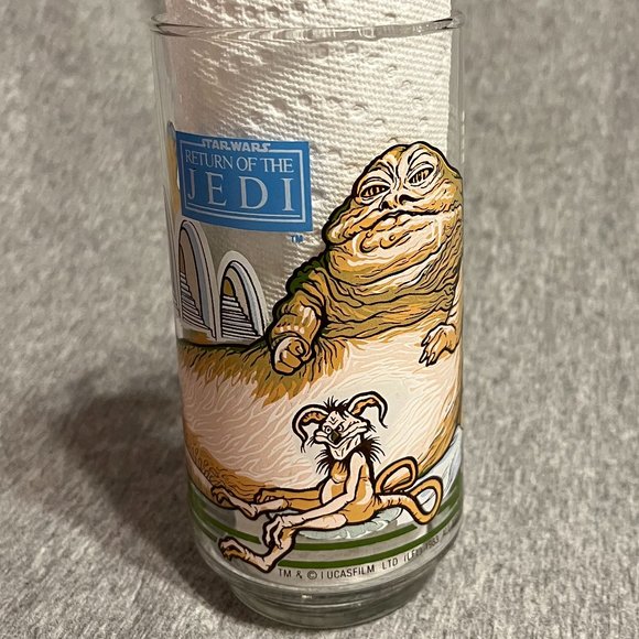 Burger King Coca-Cola Return of the Jedi Jabba The Hutt glass 1983 - Picture 1 of 6